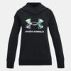 Under Armour Sweatshirt Rival Logo Hoodie-BLK - Girls