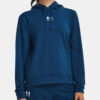 Under Armour Sweatshirt Rival Terry Hoodie-BLU - Women