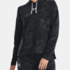 Under Armour Sweatshirt Rival Terry Print Hoodie-BLK - Women
