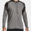 Under Armour Sweatshirt Rush FZ Print Hoodie-GRY - Men's