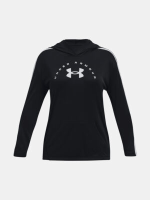 Under Armour Sweatshirt Tech Graphic LS Hoodie-BLK - Girls Under Armour Sweatshirt Tech Graphic LS Hoodie-BLK - Girls