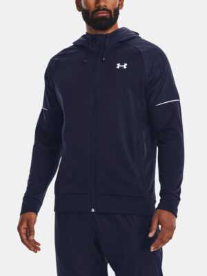Under Armour Sweatshirt UA AF Storm FZ Hoodie-NVY - Mens