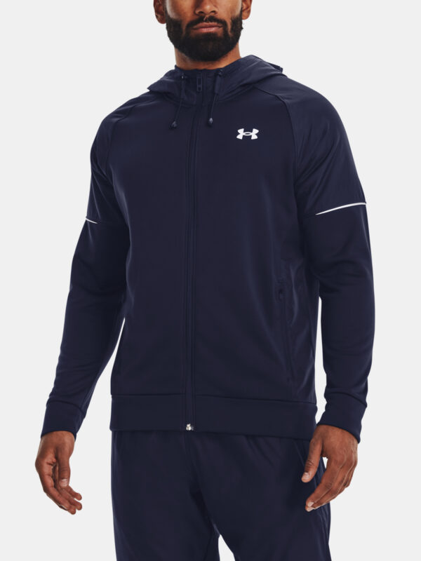 Under Armour Sweatshirt UA AF Storm FZ Hoodie-NVY - Mens