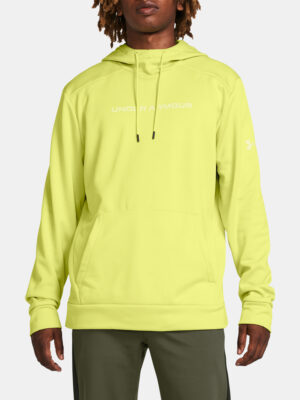 Under Armour Sweatshirt UA Armour Fleece Wordmark HD-YLW - Mens