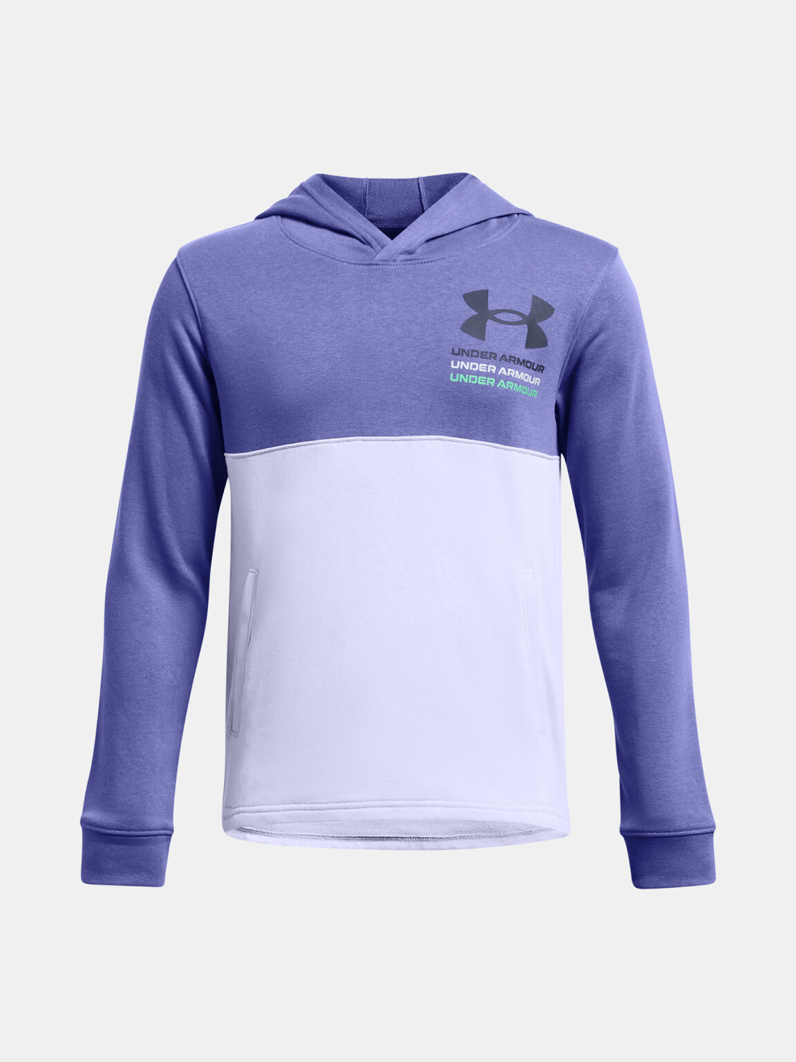 Under Armour Sweatshirt UA Boys Rival Terry Hoodie - PPL - Boys
