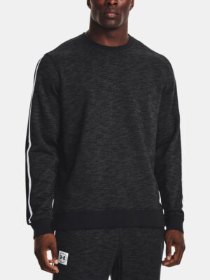 Under Armour Sweatshirt UA Essential Heritge Flc Crw-BLK - Mens