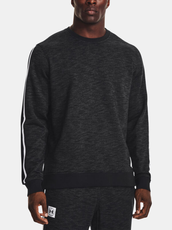 Under Armour Sweatshirt UA Essential Heritge Flc Crw-BLK - Mens