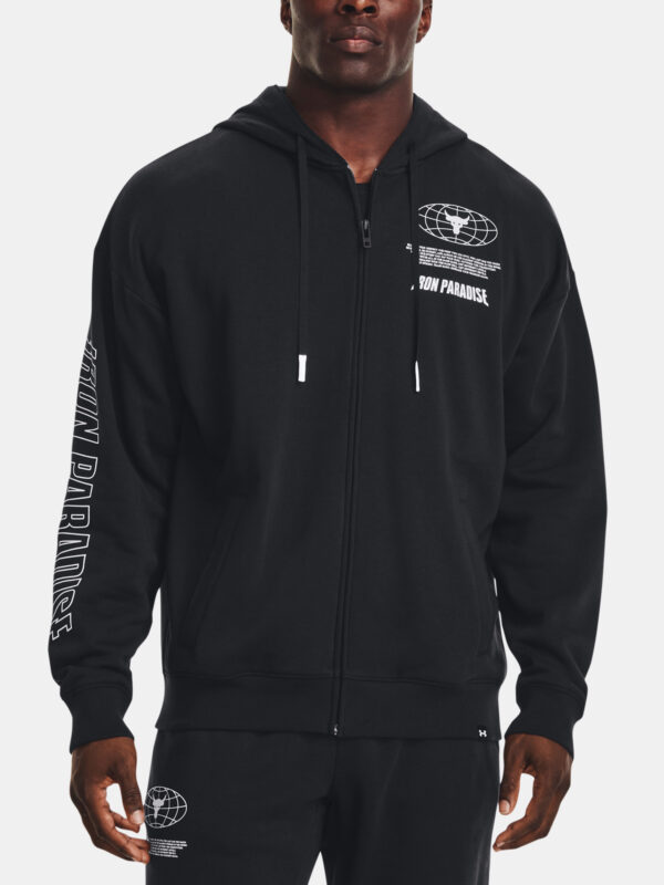 Under Armour Sweatshirt UA Pjt Rck Dsrpt Rvl Flc FZ-BLK - Men's