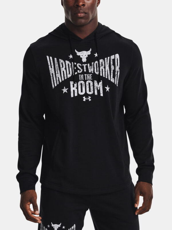 Under Armour Sweatshirt UA Pjt Rock Terry Hoodie-BLK - Men's