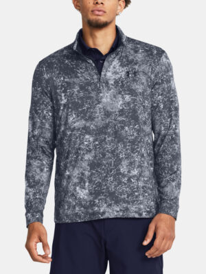 Under Armour Sweatshirt UA Playoff Printed 1/4 Zip-GRY - Men's