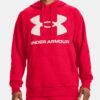 Under Armour Sweatshirt UA Rival Fleece Big Logo HD-RED - Men's