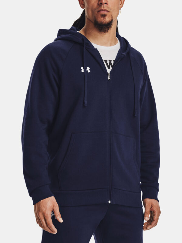Under Armour Sweatshirt UA Rival Fleece FZ Hoodie-BLU - Men's
