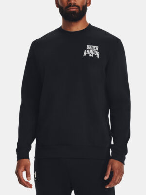 Under Armour Sweatshirt UA Rival Terry Graphic Crew-BLK - Men