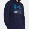Under Armour Sweatshirt UA Rival Terry Graphic Hood-BLU - Men's