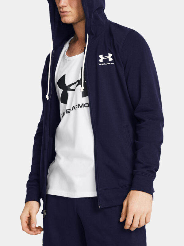Under Armour Sweatshirt UA Rival Terry LC FZ-BLU - Men's