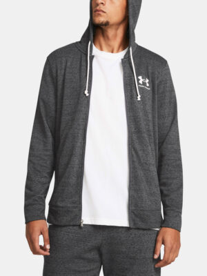 Under Armour Sweatshirt UA Rival Terry LC FZ-GRY - Mens