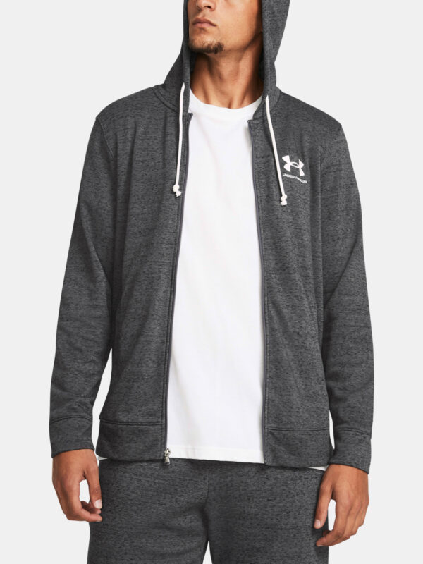 Under Armour Sweatshirt UA Rival Terry LC FZ-GRY - Mens