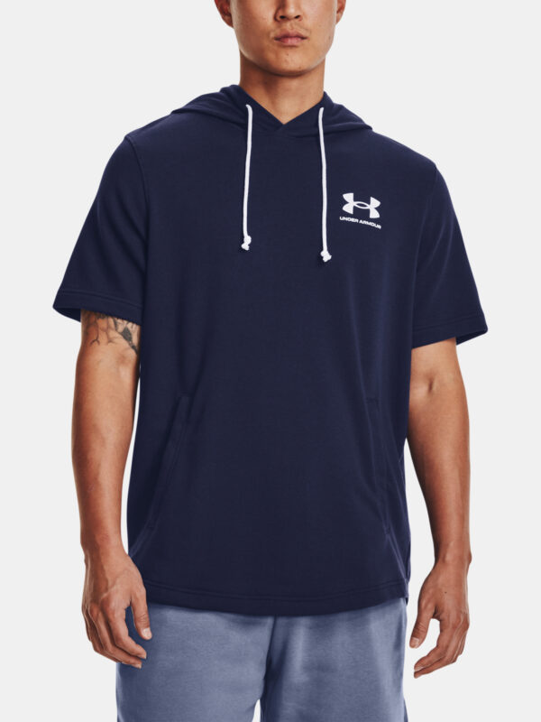 Under Armour Sweatshirt UA Rival Terry LC SS HD-BLU - Men's