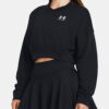 Under Armour Sweatshirt UA Rival Terry OS Crop Crw-BLK - Women