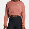 Under Armour Sweatshirt UA Rival Terry OS Crop Crw-PNK - Women