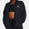 Under Armour Sweatshirt UA Rival Terry OS FZ Hooded-BLK - Women