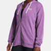Under Armour Sweatshirt UA Rival Terry OS FZ Hooded-PPL - Women