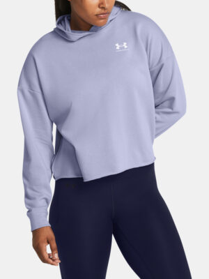 Under Armour Sweatshirt UA Rival Terry OS Hoodie-PPL - Women