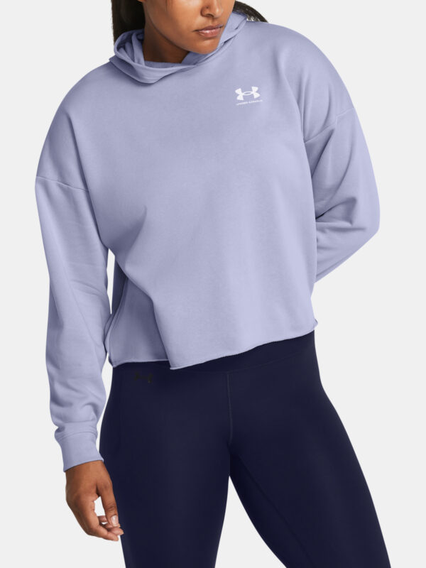 Under Armour Sweatshirt UA Rival Terry OS Hoodie-PPL - Women