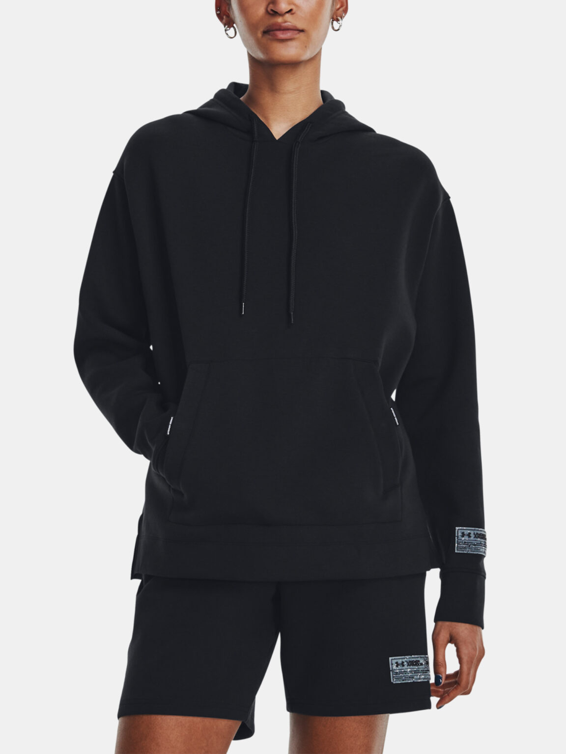 Under Armour Sweatshirt UA Summit Knit Hoodie-BLK - unisex