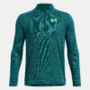 Under Armour Sweatshirt UA Tech Textured 1/2 Zip-BLU - Boys