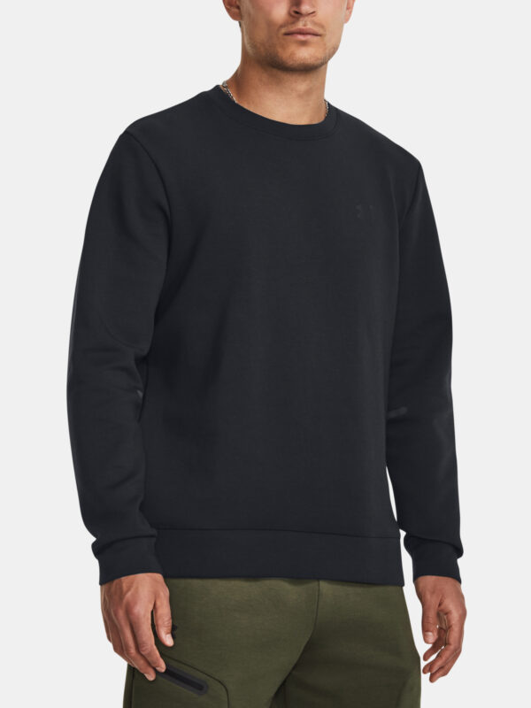 Under Armour Sweatshirt UA Unstoppable Flc Crew-BLK - Men's