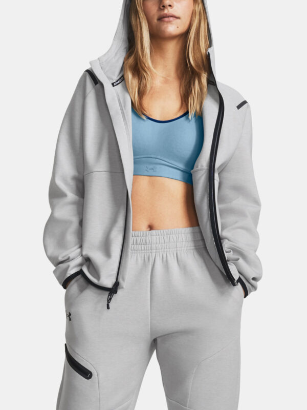 Under Armour Sweatshirt Unstoppable Flc FZ-GRY - Women's