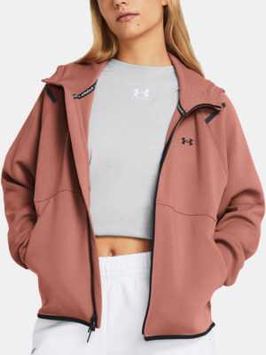 Under Armour Sweatshirt Unstoppable Flc FZ-PNK - Women