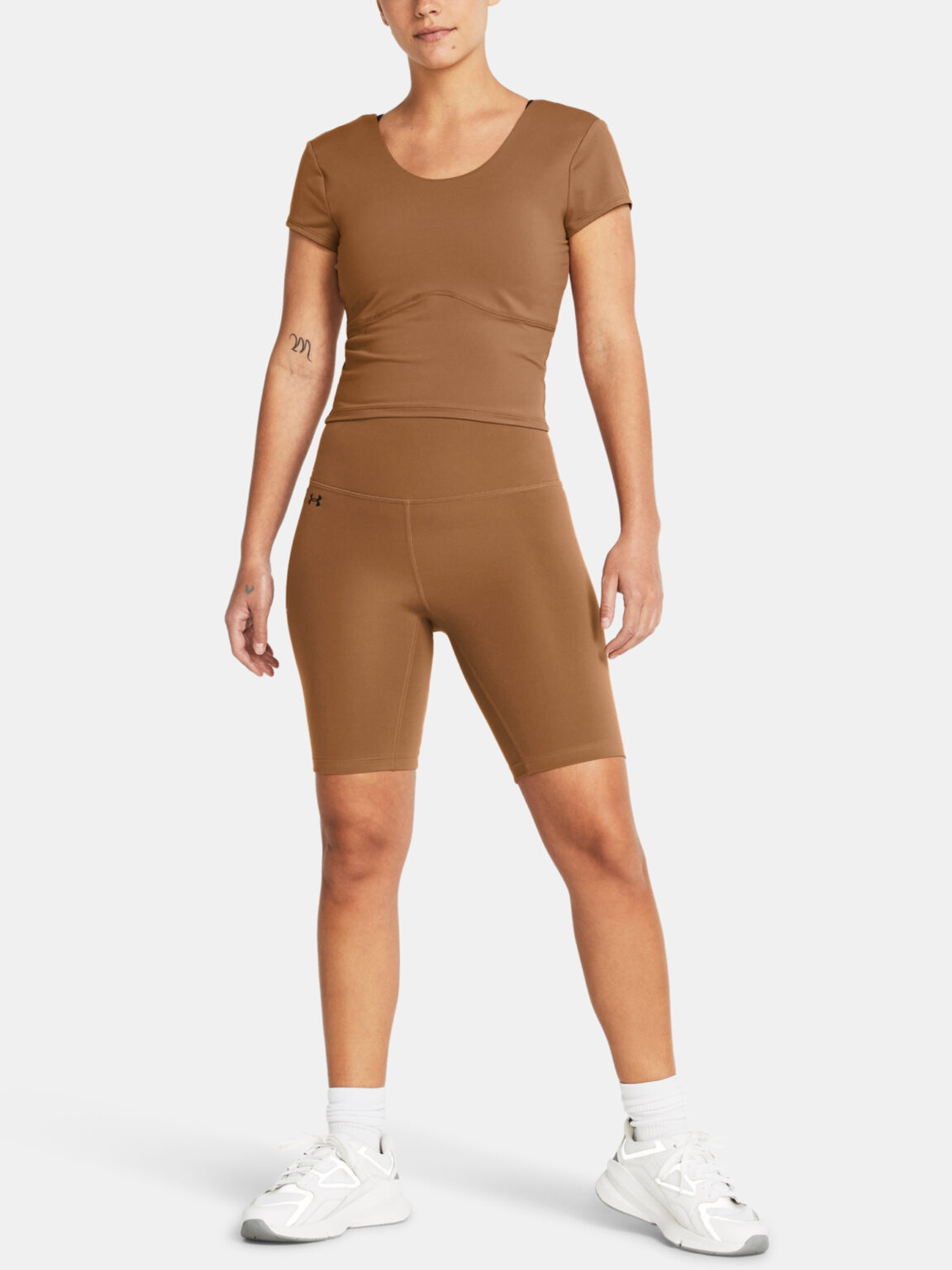 Under Armour T-Shirt Meridian SS Fitted-BRN - Women