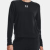 Under Armour T-Shirt Rival Terry Crew-BLK - Women