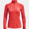 Under Armour T-Shirt Tech 1/2 Zipper - Twist-RED - Women