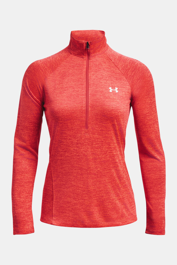 Under Armour T-Shirt Tech 1/2 Zipper - Twist-RED - Women