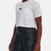 Under Armour T-Shirt UA BRANDED LOGO CROP SS-WHT - Women