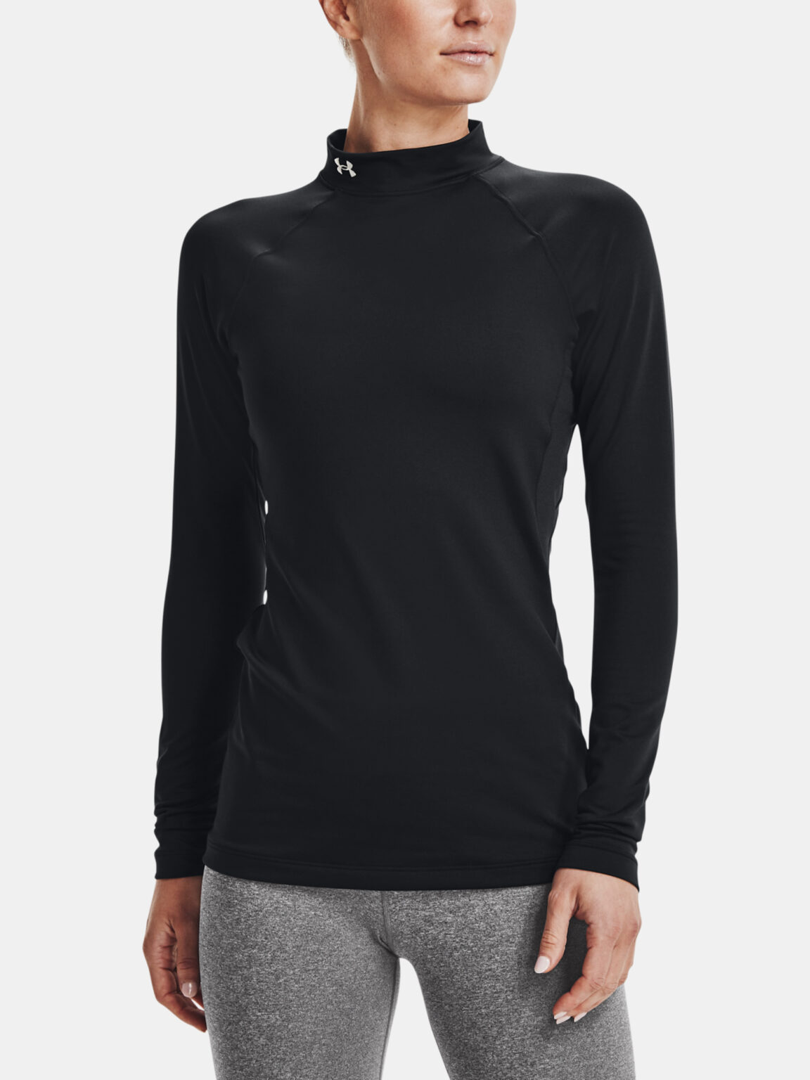 Under Armour T-Shirt UA CG Authentics Mockneck-BLK - Women