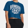 Under Armour T-Shirt UA COLLEGIATE CREST CROP SS-BLU - Women