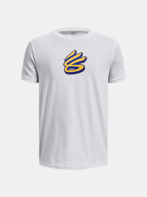 Under Armour T-Shirt UA CURRY DROP SHADOW SS-WHT - Boys