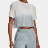 Under Armour T-Shirt UA DIP DYE CROP SS-GRY - Women