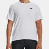 Under Armour T-Shirt UA Esential Cttn Stretch Tee-WHT - Women