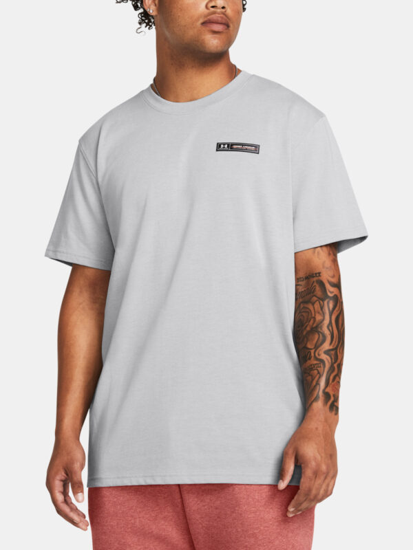 Under Armour T-Shirt UA HW ARMOUR LABEL SS-GRY - Men's