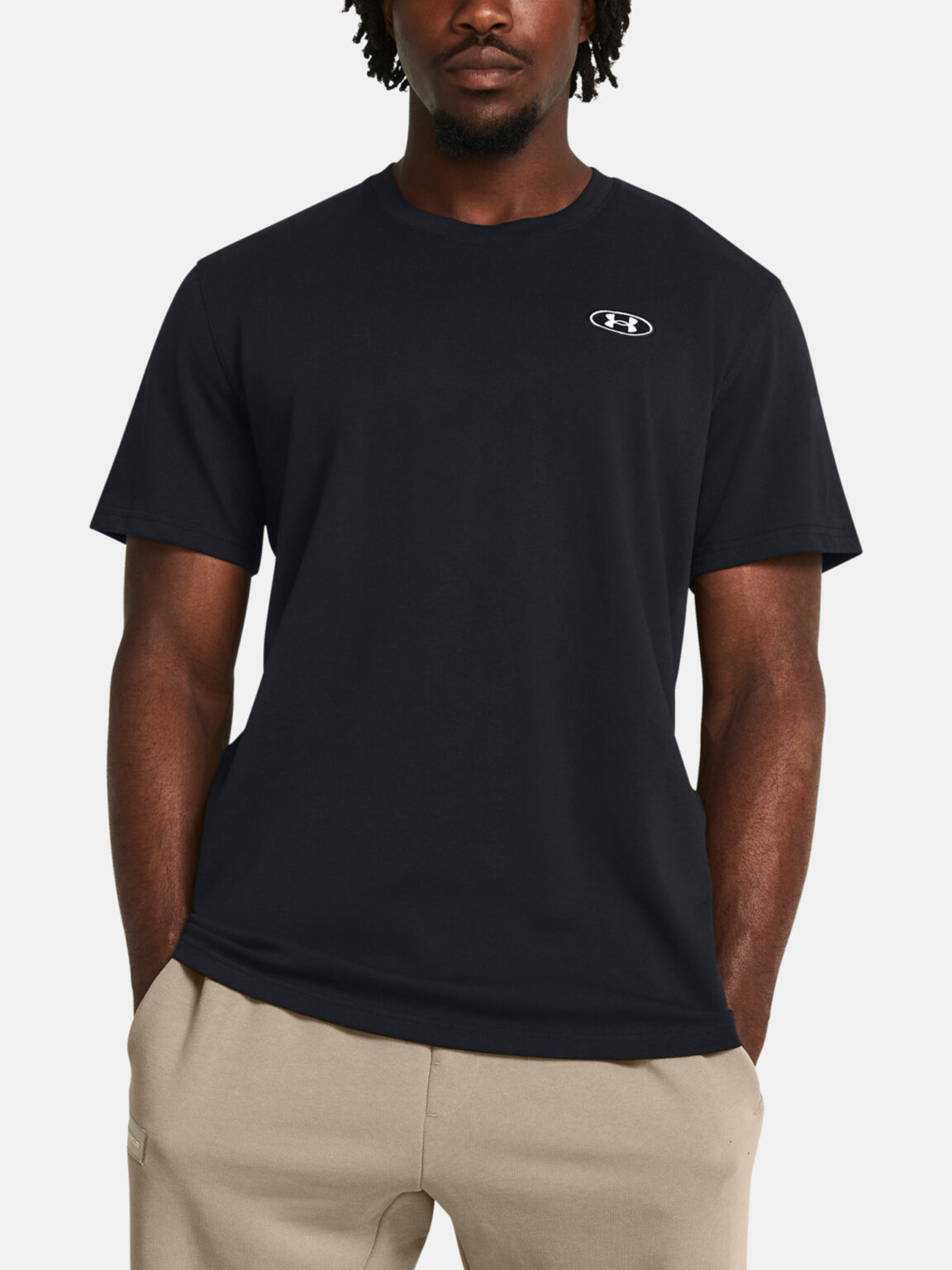 Under Armour T-Shirt UA HW LC PATCH SS-BLK - Men