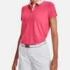 Under Armour T-Shirt UA Iso-Chill SS Polo-PNK - Women