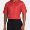 Under Armour T-Shirt UA Perf 3.0 Printed Polo-RED - Men's