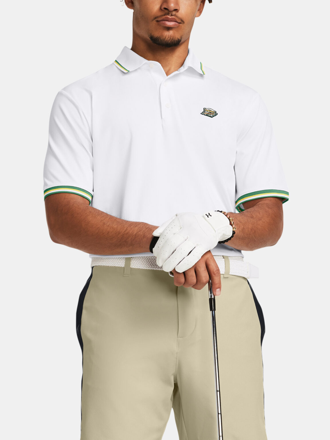 Under Armour T-Shirt UA Playoff 3.0 Patrons Polo-WHT - Mens
