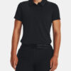 Under Armour T-Shirt UA Playoff SS Polo -BLK - Women
