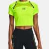 Under Armour T-Shirt UA Run Anywhere Crop SS-GRN - Women